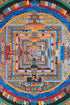 kalachakra mandala tibetan thangka painting